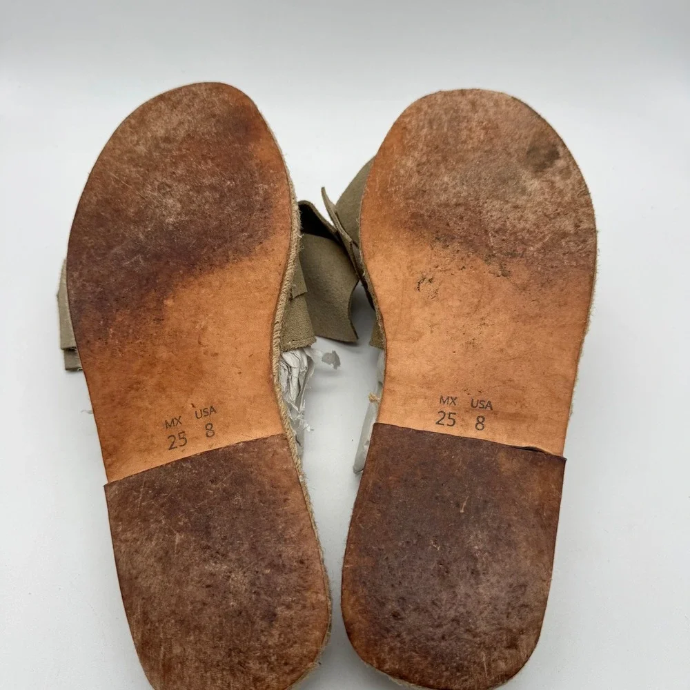 Eclectic Array Sandalia Mujer Maldiva Gamuza Nude Bow Sandal Size 8‎ Women's